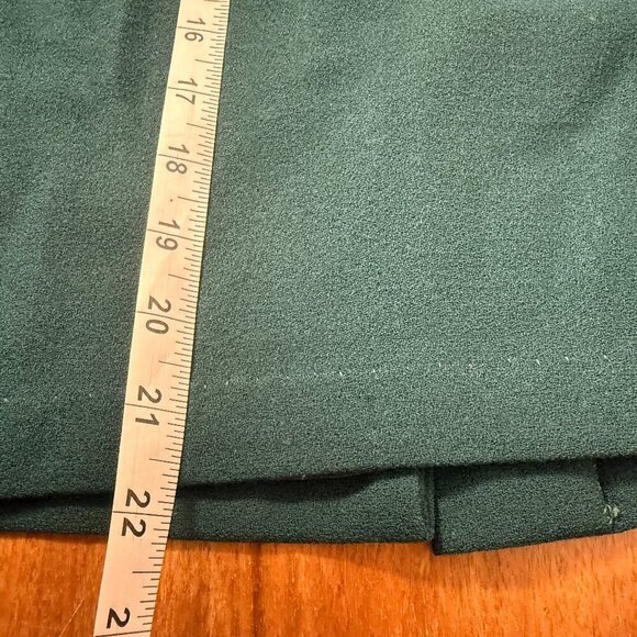 Linda Allard Ellen Tracy Green 100% Wool Suit Jacket Sz Petite 6, Skirt Sz 4 - Picture 14 of 14